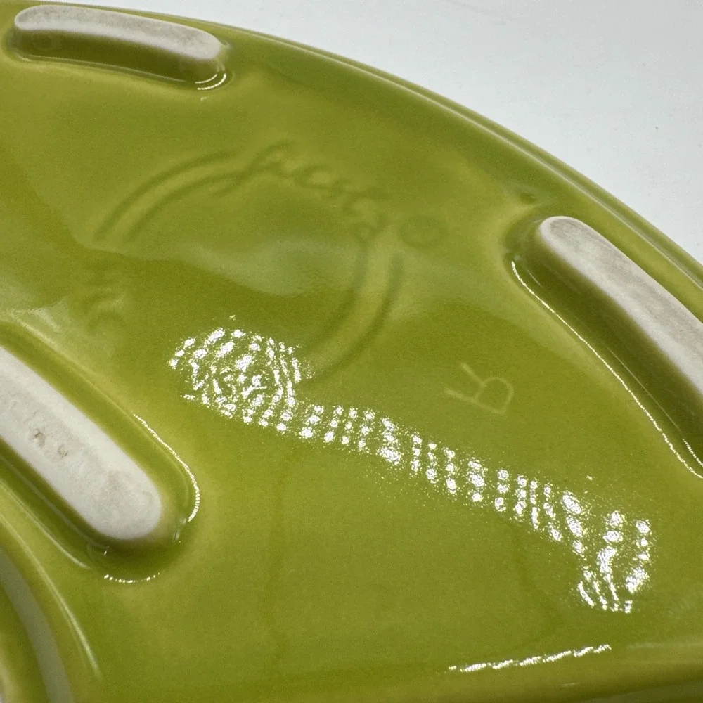 Fiesta Omni Relish Tray Insert Lemongrass Green Bright Fiestaware Replacement